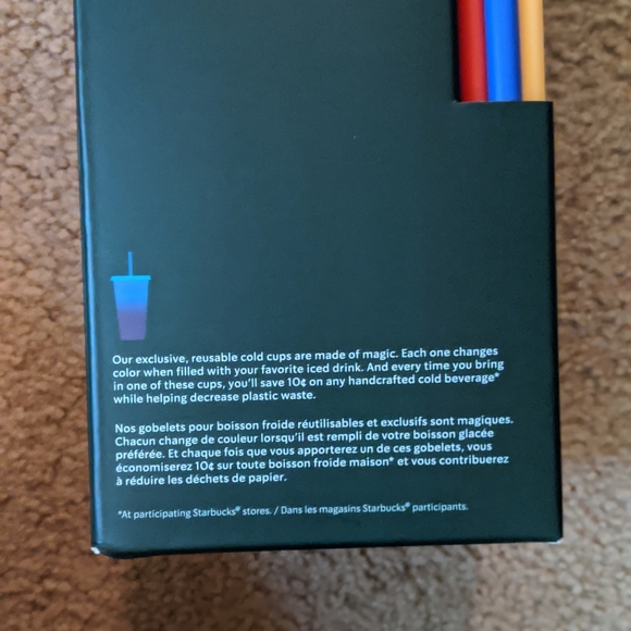 Starbucks color changing 2020 reusable cups - Picture 2 of 5